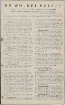 Ku Wolnej Polsce : biuletyn codzienny Armii Polskiej na Wschodzie 1943, nr 174