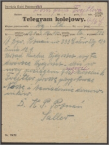 Telegram kolejowy