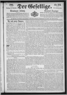 Der Gesellige : Graudenzer Zeitung 1894.09.25, Jg. 69, No. 224