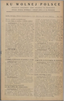 Ku Wolnej Polsce : biuletyn codzienny Armii Polskiej na Wschodzie 1943, nr 251