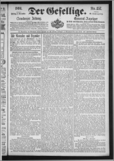 Der Gesellige : Graudenzer Zeitung 1894.11.02, Jg. 69, No. 257