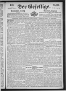 Der Gesellige : Graudenzer Zeitung 1894.11.23, Jg. 69, No. 274