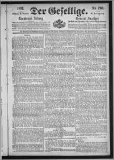 Der Gesellige : Graudenzer Zeitung 1894.12.12, Jg. 69, No. 290