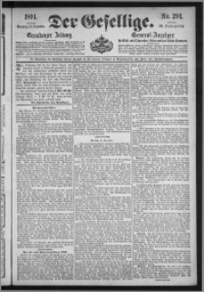 Der Gesellige : Graudenzer Zeitung 1894.12.16, Jg. 69, No. 294