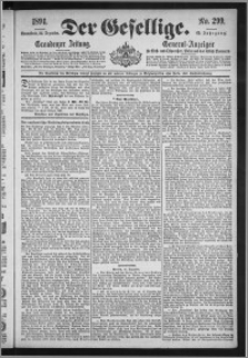 Der Gesellige : Graudenzer Zeitung 1894.12.22, Jg. 69, No. 299