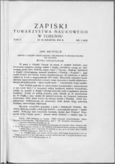Zapiski Towarzystwa Naukowego w Toruniu, T. 10 nr 3, (1935)