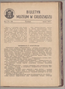 Biuletyn Muzeum w Grudziądzu styczeń 1961, Rok II nr 1 (8)