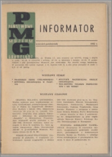 Informator Muzeum w Grudziądzu wrzesień-październik 1962, Rok III nr 9-10