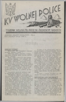 Ku Wolnej Polsce : codzienny biuletyn informacyjny : Depesze 1942.02.06, nr 5