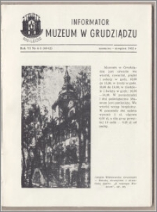 Informator Muzeum w Grudziądzu czerwiec-sierpień 1965, Rok VI nr 6-8 (60-62)