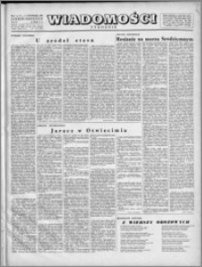Wiadomości, R. 1, nr 31 (31), 1946
