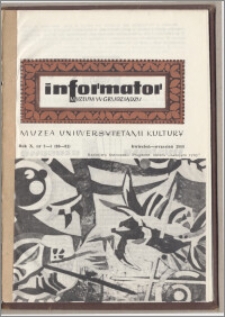 Informator Muzeum w Grudziądzu kwiecień-wrzesień 1969, Rok X nr 2-3 (80-81)