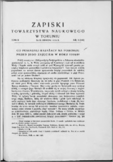 Zapiski Towarzystwa Naukowego w Toruniu, T. 10 nr 8, (1936)