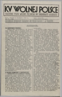 Ku Wolnej Polsce : codzienne pismo Wojska Polskiego na Środkowym Wschodzie : Depesze 1942.08.11, nr P-160