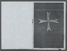 Legitymacja odznaki pułkowej 13 Pułku Ułanów Wileńskich