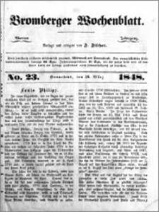 Bromberger Wochenblatt 1848.03.18 nr 23