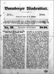 Bromberger Wochenblatt 1848.08.12 nr 31