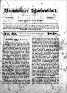 Bromberger Wochenblatt 1848.09.02 nr 40