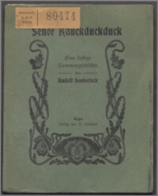 Senor Kduckduckduck : eine lustige Sommergeschichte