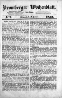 Bromberger Wochenblatt 1852.01.07 nr 2
