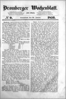 Bromberger Wochenblatt 1852.01.31 nr 9