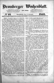 Bromberger Wochenblatt 1852.02.07 nr 11