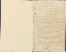 Diaryusz Seymu convocationis Pod czas Interregnum po S.P. krola Imci Augusta II Smierci w Warszawie [27 IV 1733]... zaczętego