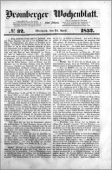 Bromberger Wochenblatt 1852.04.21 nr 32