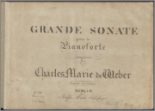 Grande sonata pour le Pianoforte : op. 49. No 3 de sonate