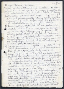 List Zofii Szczerskiej do Jerzego Brzozowskiego