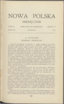 Nowa Polska = New Poland Monthly 1943, T. 2 z. 9