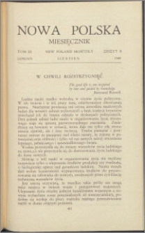 Nowa Polska = New Poland Monthly 1944, T. 3 z. 8