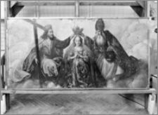 Włocławek – Katedra Najświętszej Marii Panny, „Koronacja Marii” aut. Bartłomiej Strobel (przed konserwacją)