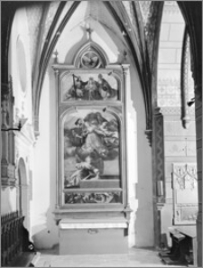 Włocławek – Katedra Najświętszej Marii Panny, ołtarz główny, „Wniebowzięcie Marii”, „Koronacja Marii”, aut. Bartłomiej Strobel