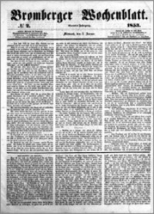 Bromberger Wochenblatt 1853.01.05 nr 2