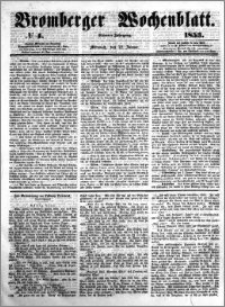 Bromberger Wochenblatt 1853.01.12 nr 4