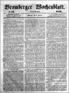 Bromberger Wochenblatt 1853.02.16 nr 14