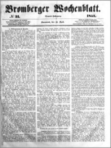 Bromberger Wochenblatt 1853.04.16 nr 31