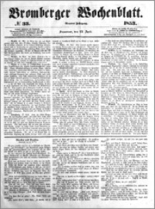 Bromberger Wochenblatt 1853.04.23 nr 33