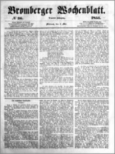 Bromberger Wochenblatt 1853.05.04 nr 36
