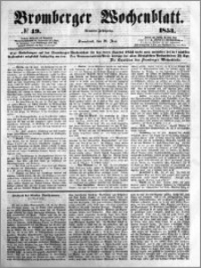 Bromberger Wochenblatt 1853.06.18 nr 49