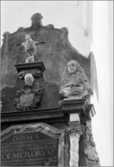 Gdańsk. Kościół Wniebowzięcia NMP. Wnętrze. Epitafium Klemensa i Gabriela Cölmerów-fragment 