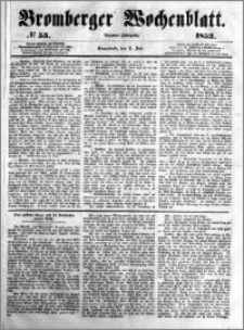 Bromberger Wochenblatt 1853.07.02 nr 53