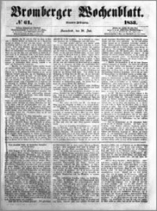 Bromberger Wochenblatt 1853.07.30 nr 61