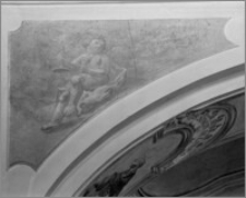 Zamarte. Kościół parafialny pw. NMP (Sanktuarium Matki Bożej Szkaplerznej). Wnętrze-malowidło ścienne, fragment 