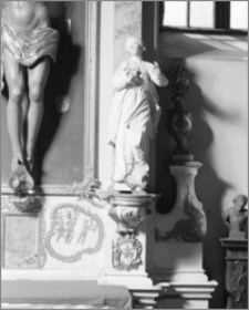Zamarte. Kościół parafialny pw. NMP (Sanktuarium Matki Bożej Szkaplerznej). Wnętrze-rzeźba