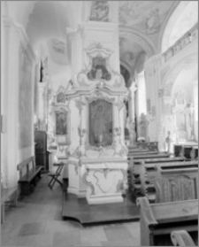 Zamarte. Kościół parafialny pw. NMP (Sanktuarium Matki Bożej Szkaplerznej). Wnętrze-ołtarz boczny