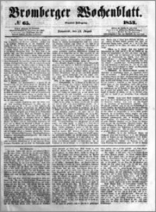 Bromberger Wochenblatt 1853.08.13 nr 65