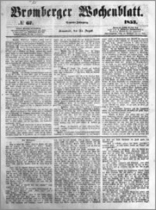Bromberger Wochenblatt 1853.08.20 nr 67