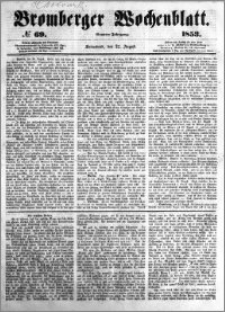 Bromberger Wochenblatt 1853.08.27 nr 69